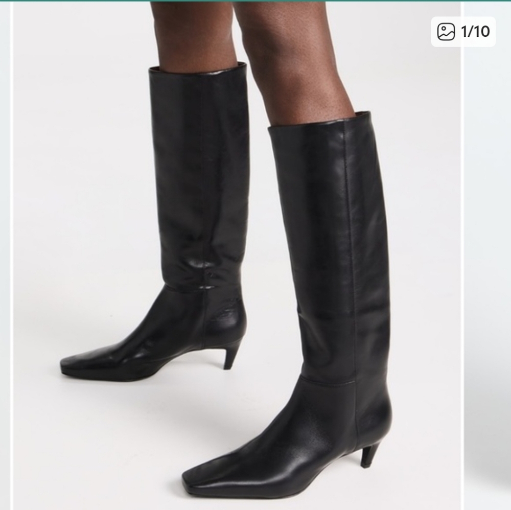Reformation Remy Genuine Leather Knee Boots - Picture 4 of 13